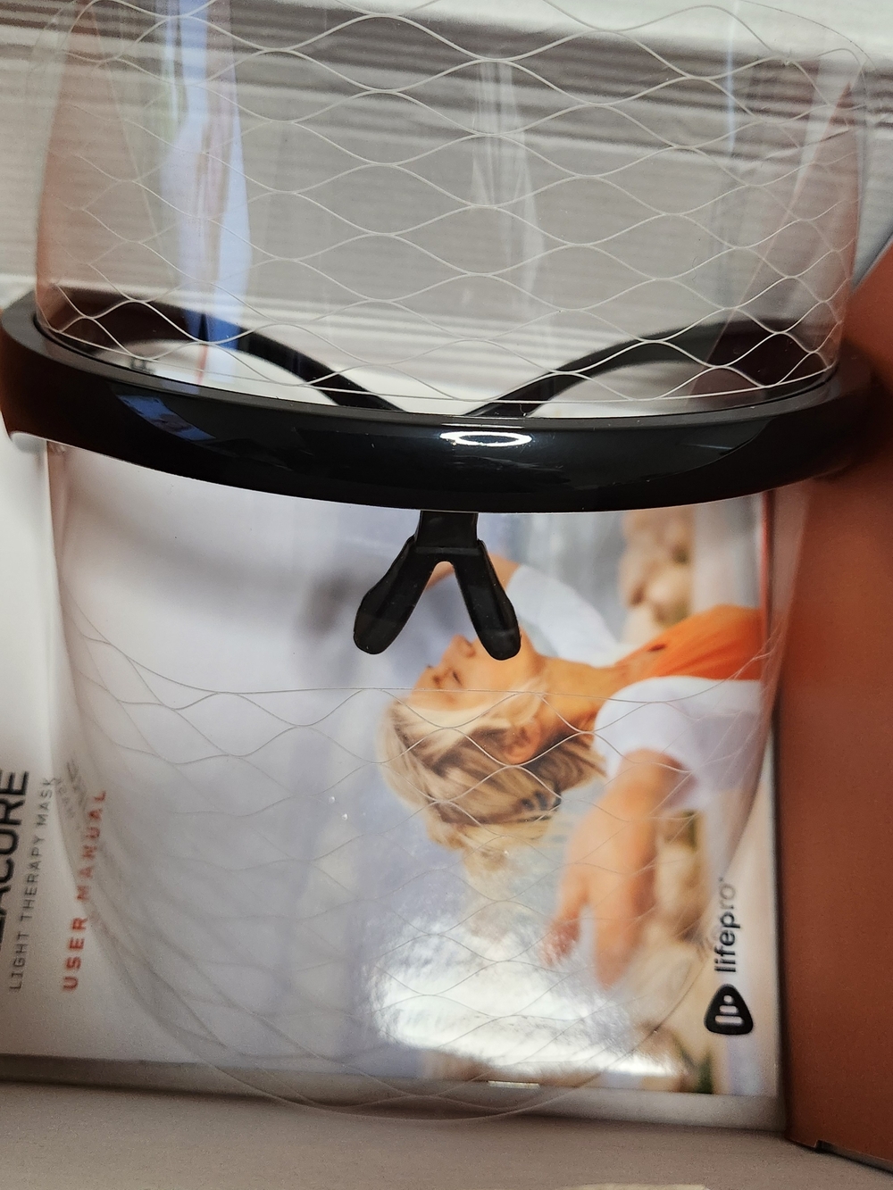 Women’s Black Protective Face Visor with Clear Shield